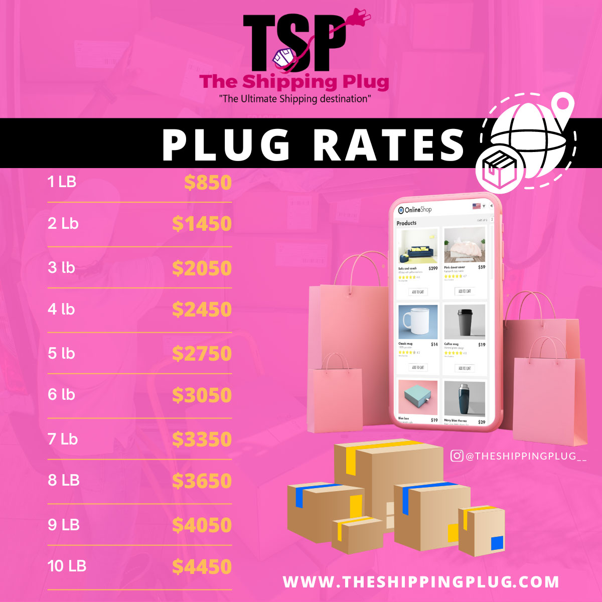 the shipping plug website Post - 1